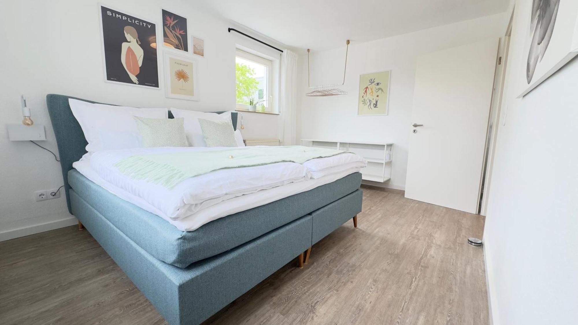 Fewo Am Park - 4P, Boxspringbett, Balkon, Smarttv, Gesundbrunnen, Familienfreundlich Halle  Kültér fotó