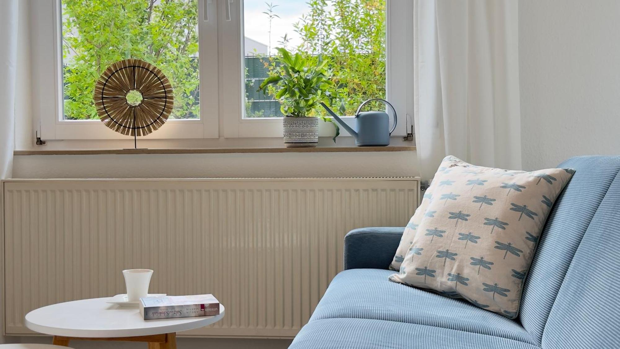 Fewo Am Park - 4P, Boxspringbett, Balkon, Smarttv, Gesundbrunnen, Familienfreundlich Halle  Kültér fotó