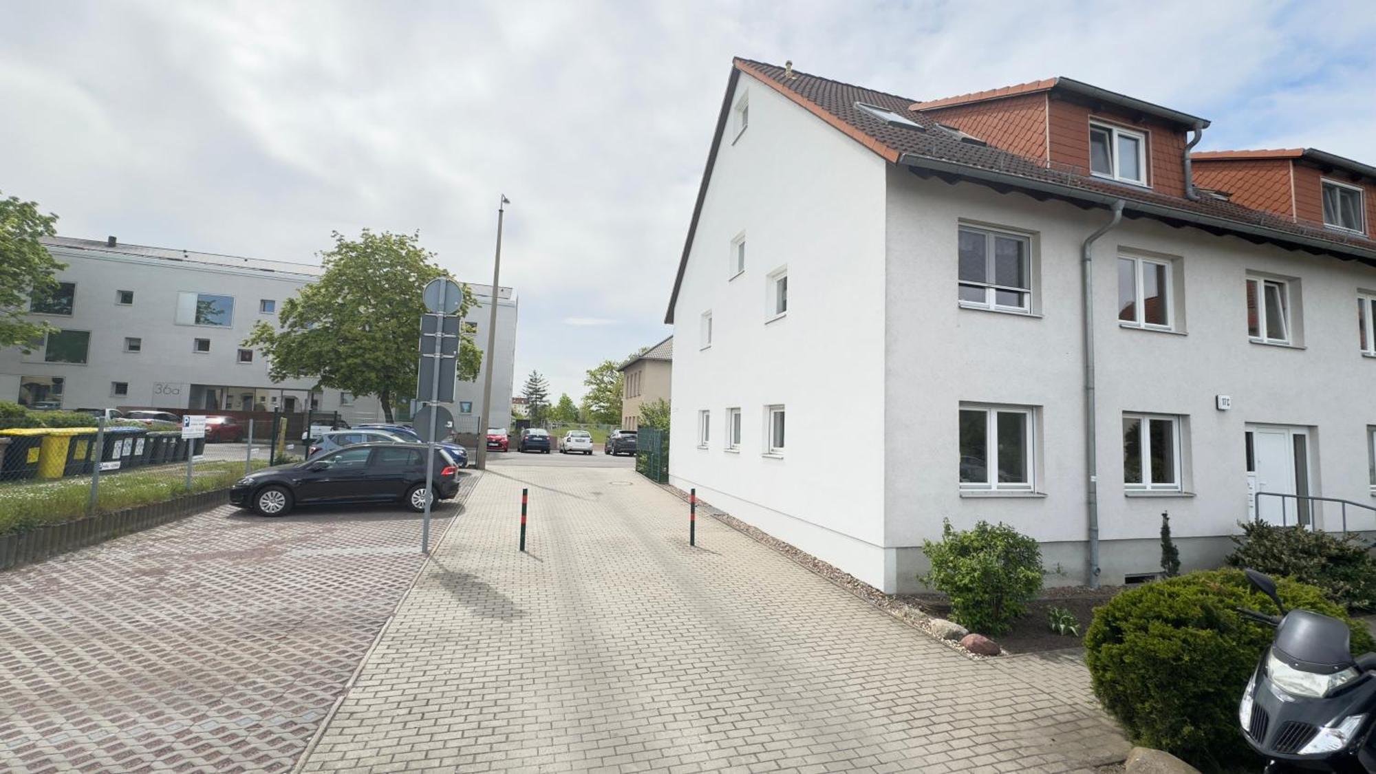 Fewo Am Park - 4P, Boxspringbett, Balkon, Smarttv, Gesundbrunnen, Familienfreundlich Halle  Kültér fotó